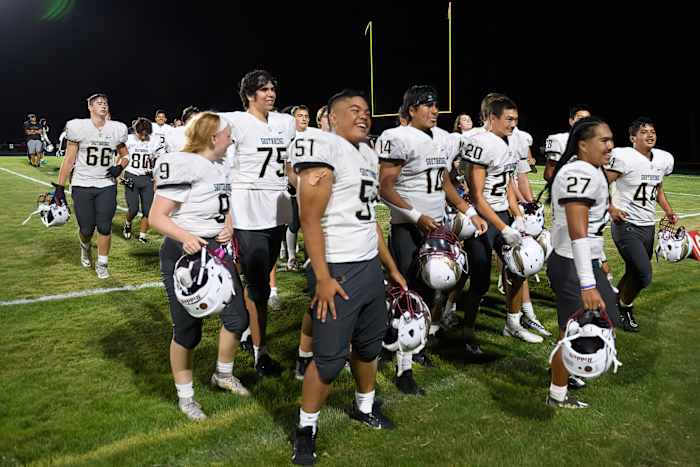 Southridge Centennial football Ken Waz 74